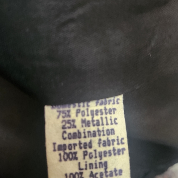 Karen Lawrence by Matthew black and Gold Embroidered evening Jacket. Sz 16 - Picture 11 of 12